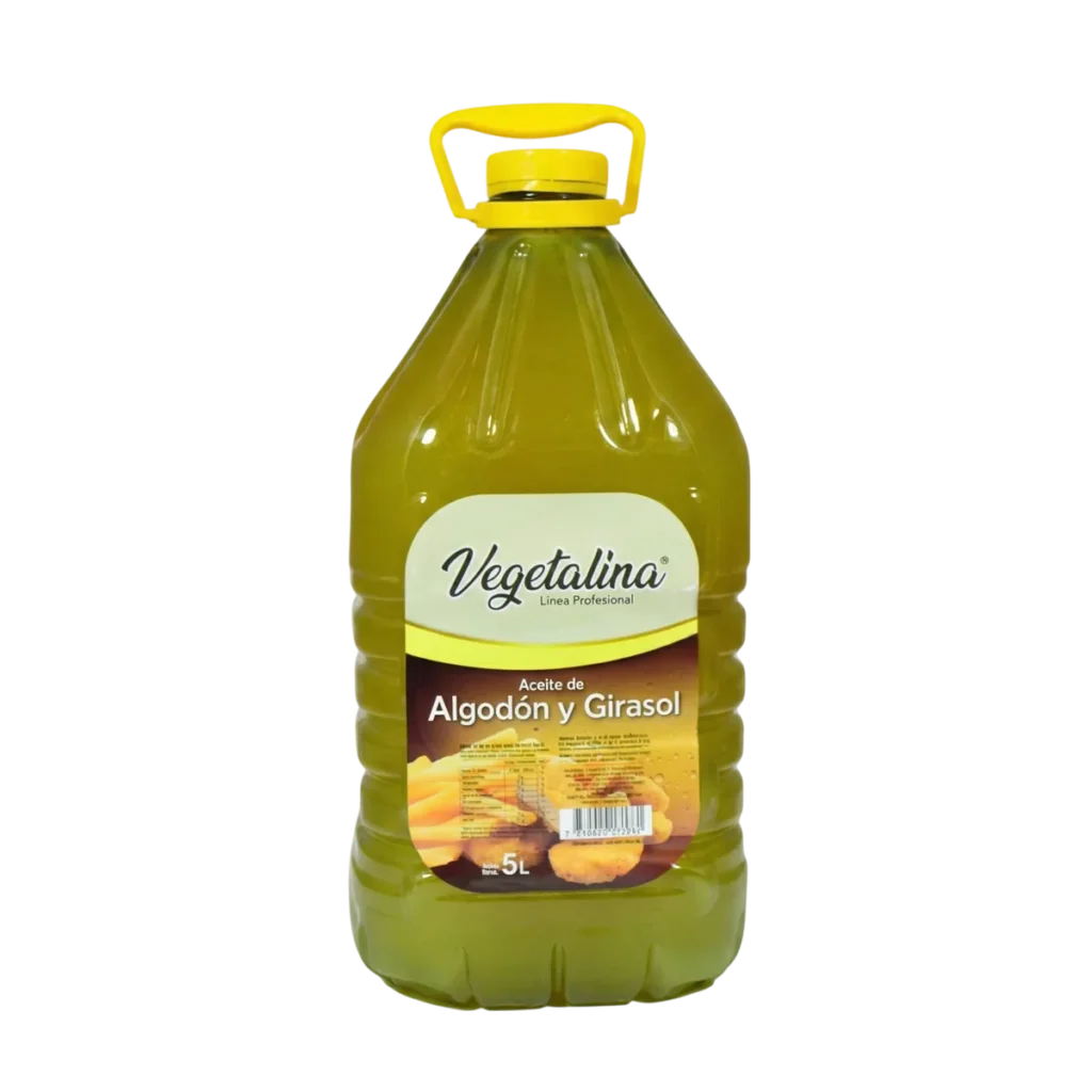 Aceite de Algodón & Girasol de Vegetalina, 5 L
