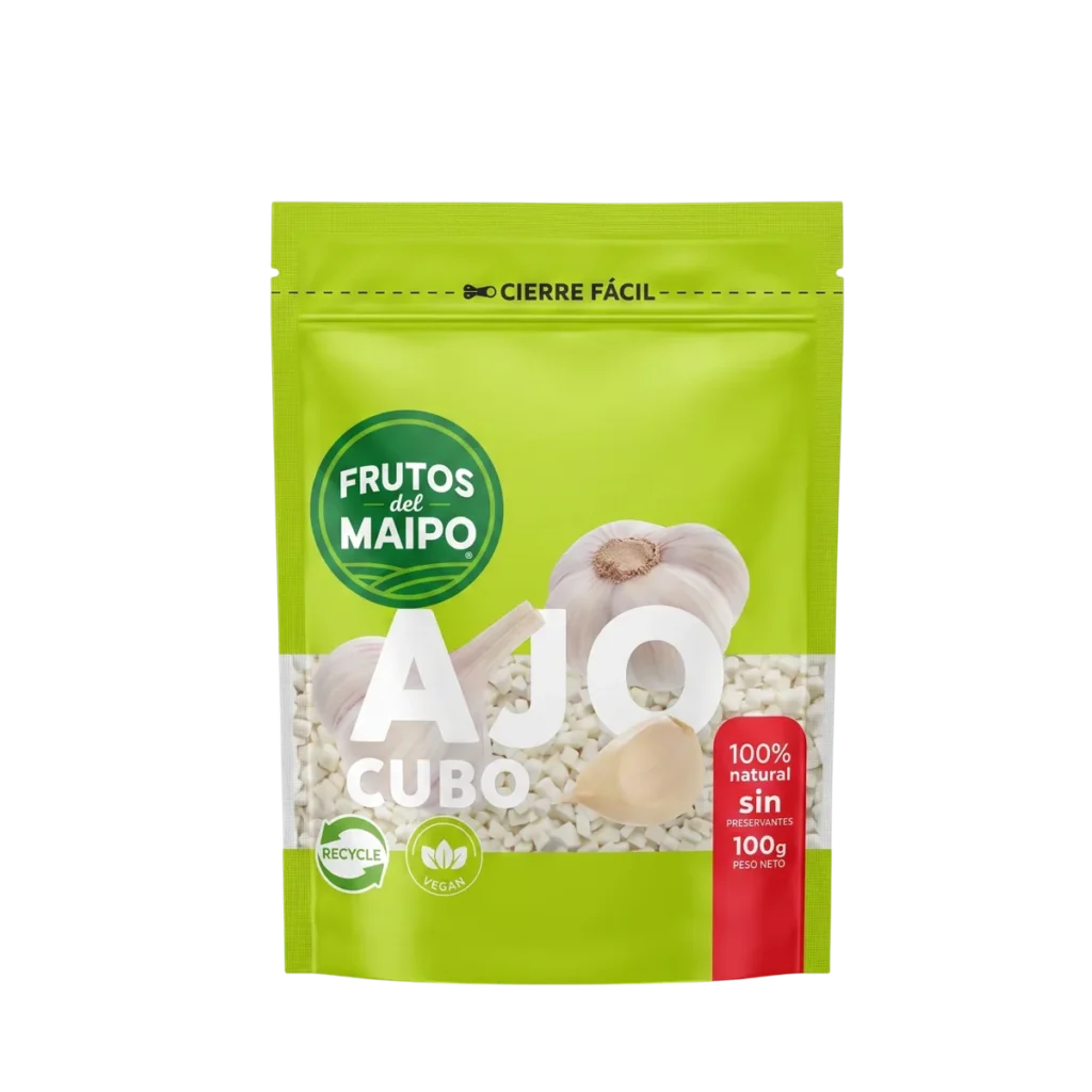 Ajo en Cubos de Frutos del Maipo, 100 g