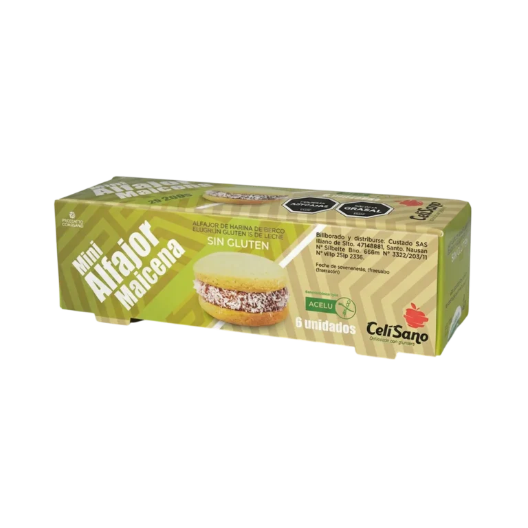 Alfajor de Maicena 6 Udes de Celisano, 240 g