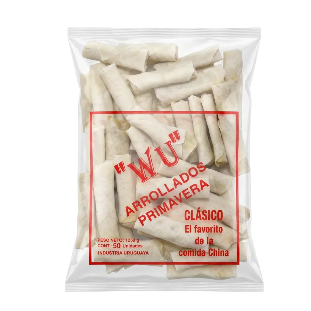 Arrolladitos Primavera Jamón de Wu, 50 unidades (1,25 kg)