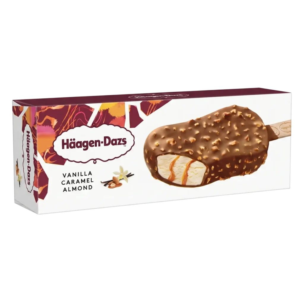 Barritas Crema & Almendras de Häagen-Dazs, 80 ml