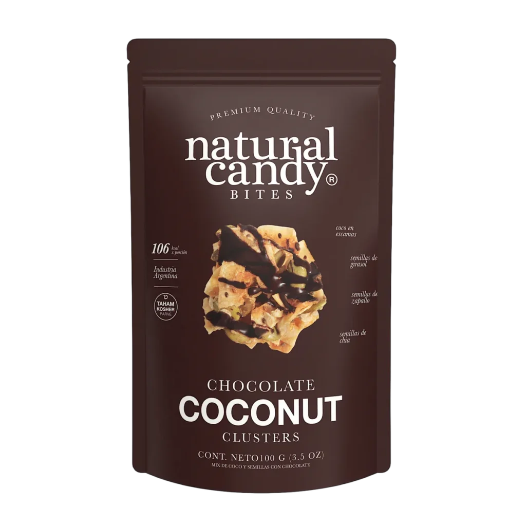 Bite Chocolate Coconut de Natural Candy, 100 g