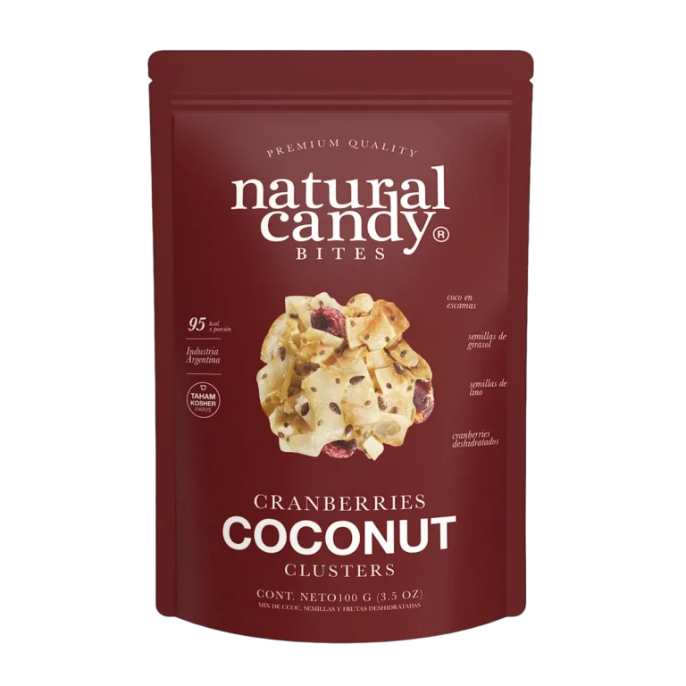 Bite Cranberries Coconut de Natural Candy, 100 g