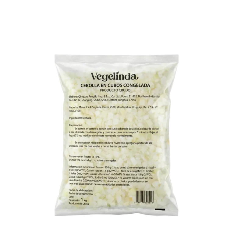 Cebolla en Cubos de Vegelinda, 1 kg