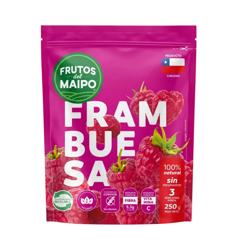 Frambuesa de Frutos del Maipo, 250 g