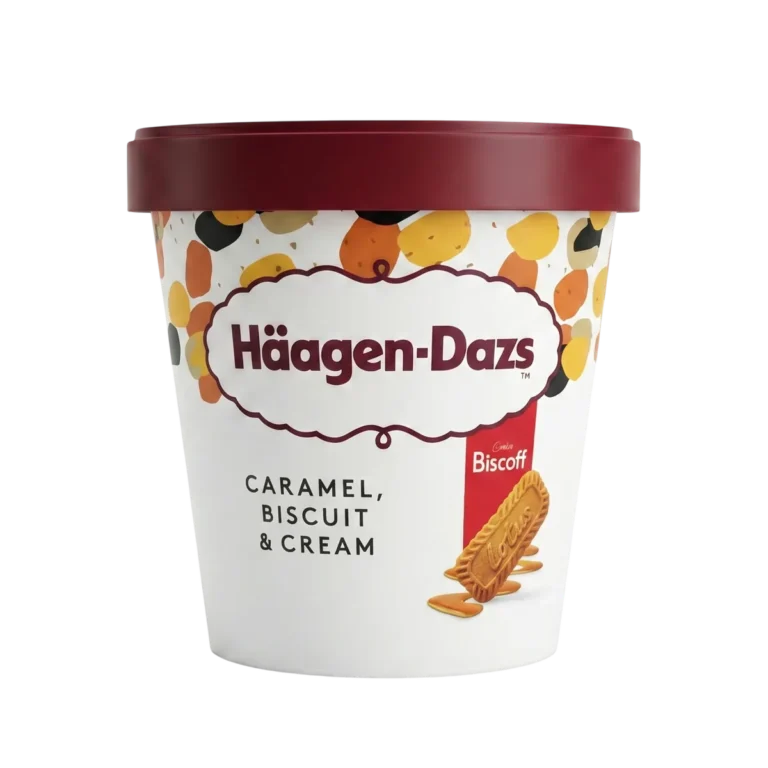 Helado Caramel Biscuit & Cream de Häagen-Dazs, 473 ml