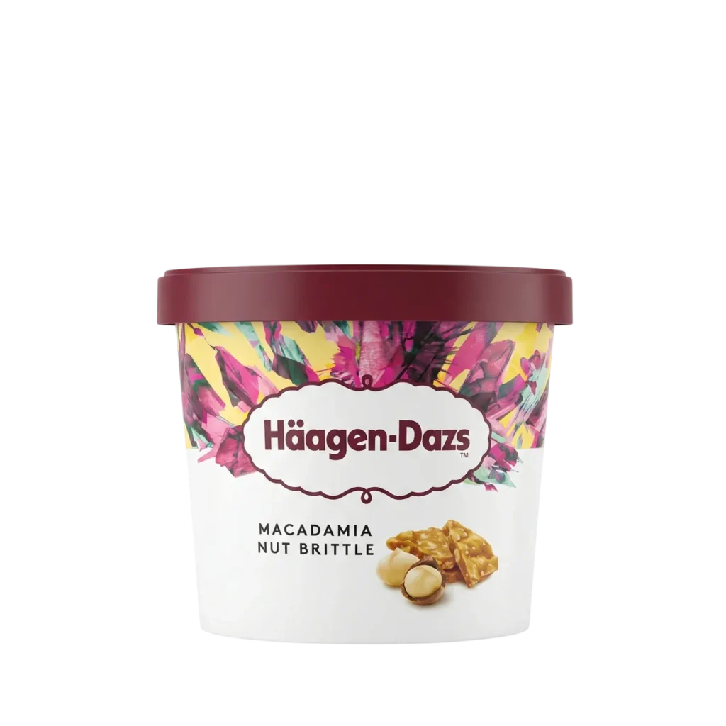 Helado Macadamia de Häagen-Dazs, 100 ml