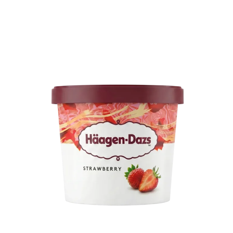 Helado Strawberry de Häagen-Dazs, 100 ml