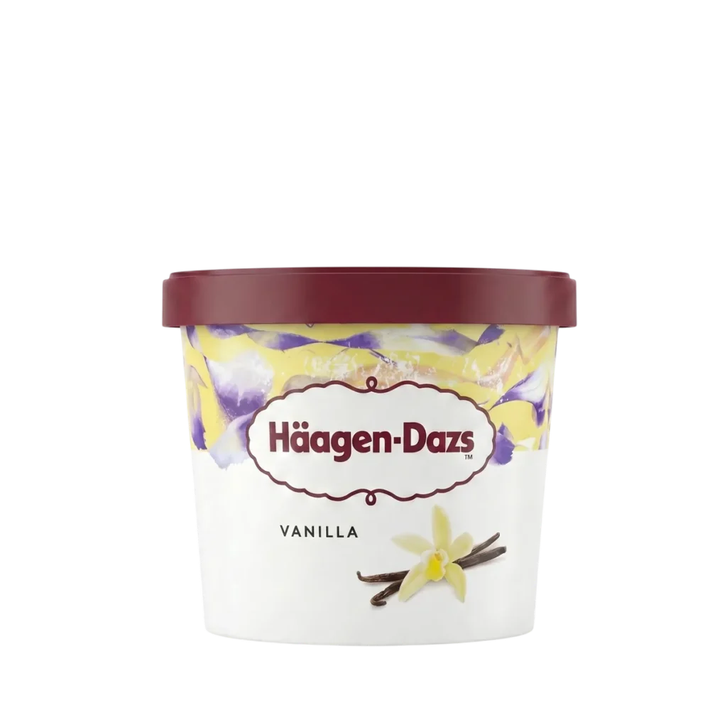 Helado Vainilla de Häagen-Dazs, 100 ml
