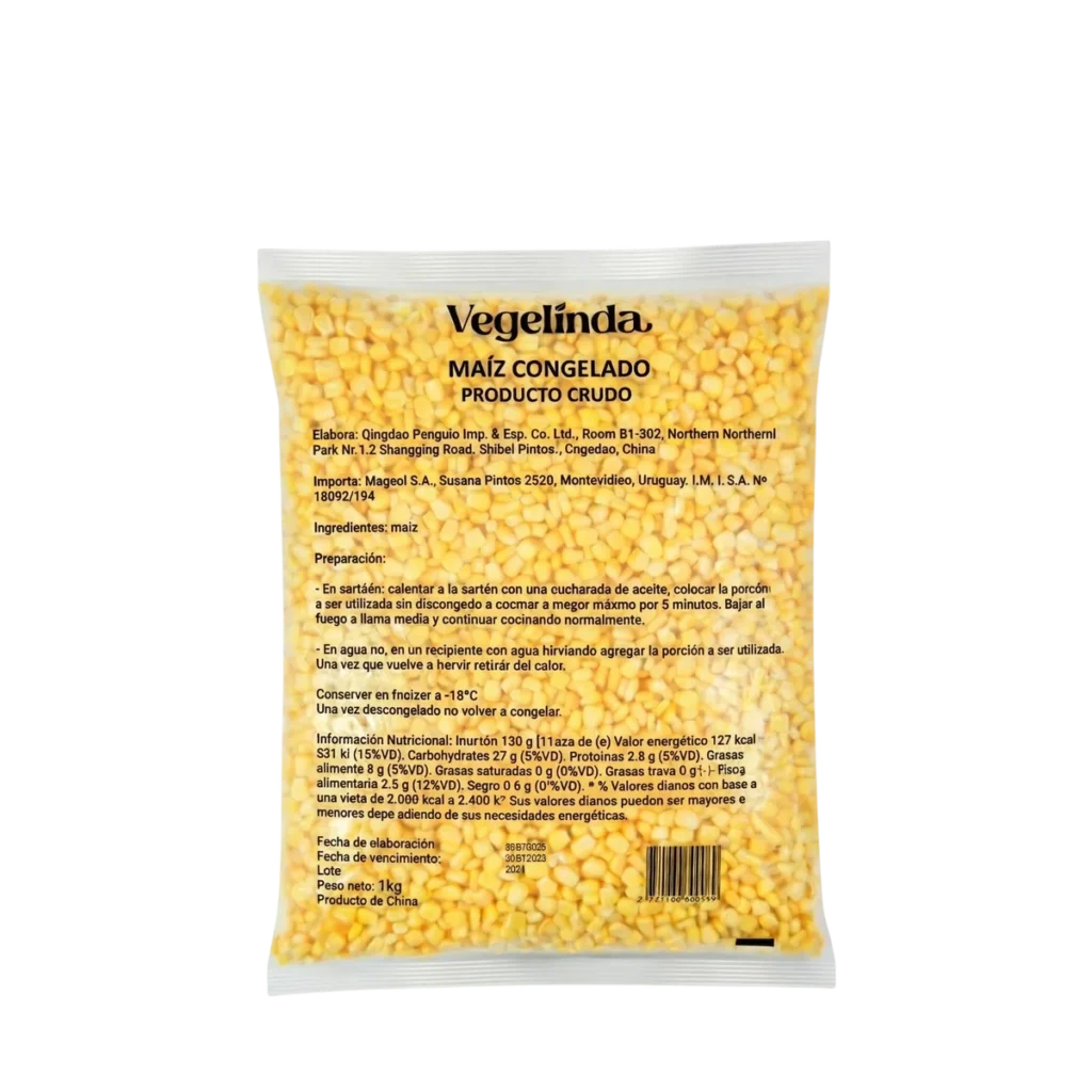 Maíz en Grano de Vegelinda, 1 kg