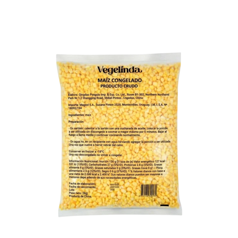 Maíz en Grano de Vegelinda, 1 kg