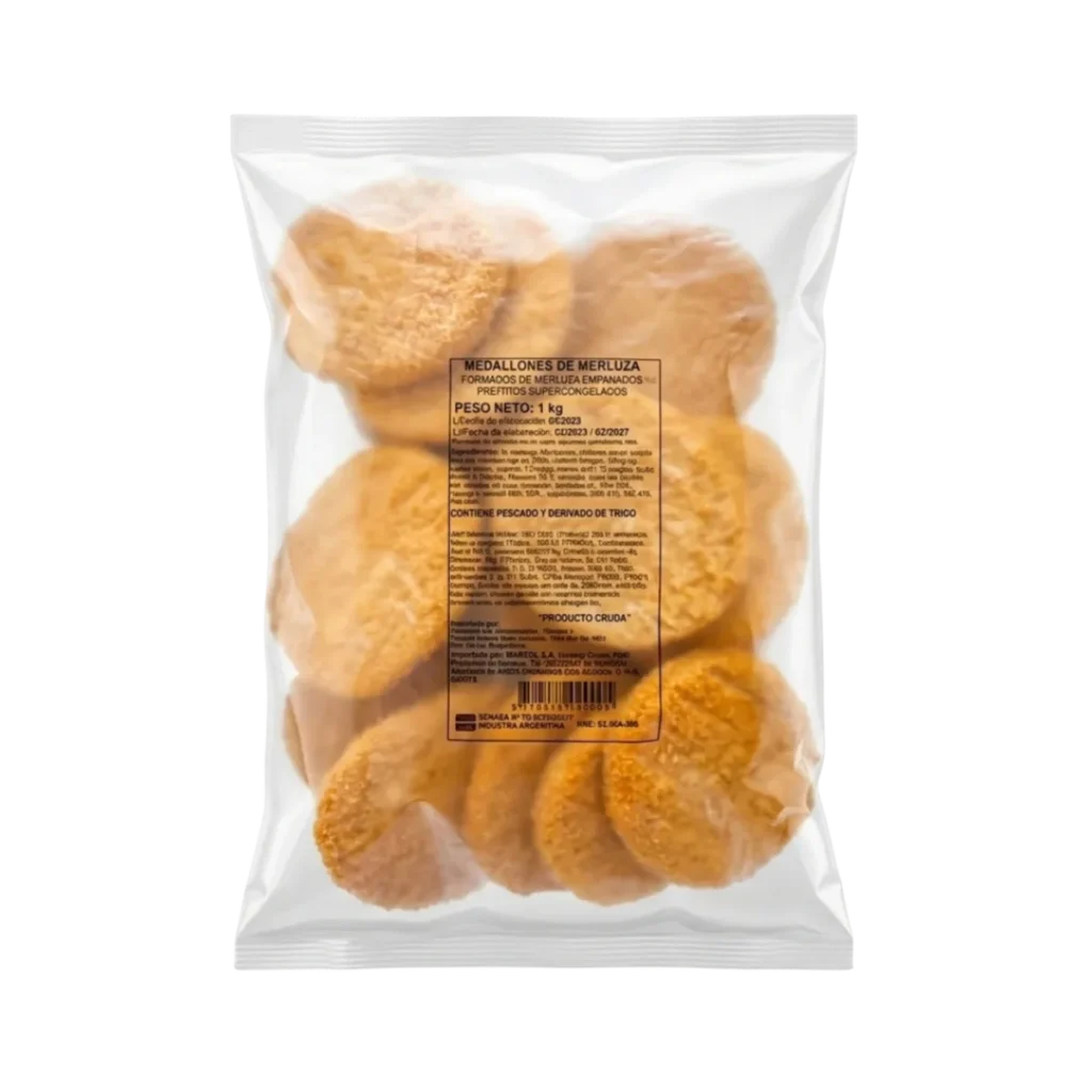 Medallones de Merluza de Solimeno, 1 kg