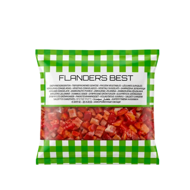 Morrón Rojo en Cubo de Flanders, 450 g