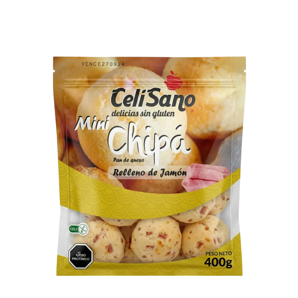 Pan de Queso con Jamon Mini Chipa de Celisano, 400 g