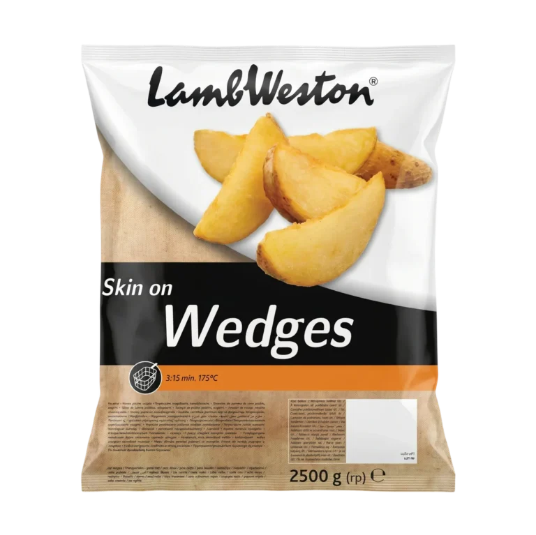 Papas en Gajos con Piel de Lamb Weston, 2,5 kg
