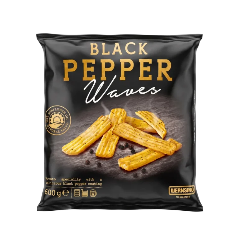 Papas Pre Fritas Waves Condimentadas de Wernsing, 600 g