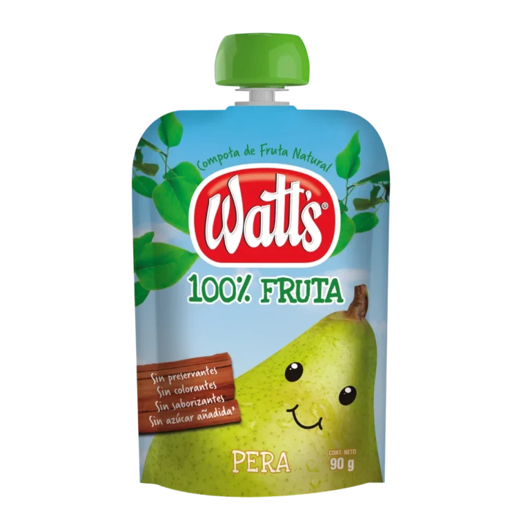 Pouch Pera (compota) de Watt’s, 90 g