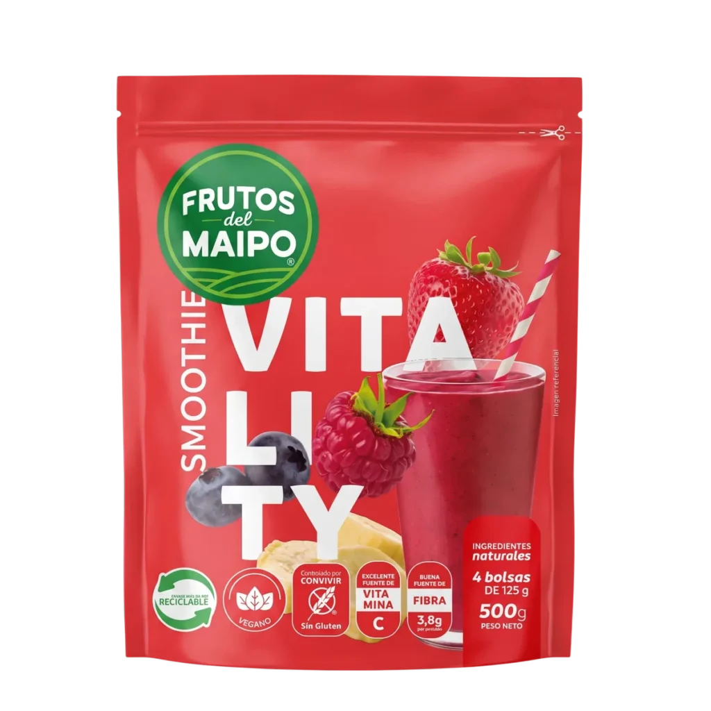 Smoothie Vitality de Frutos del Maipo, 500 g