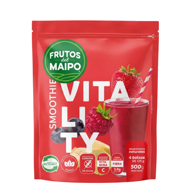 Smoothie Vitality de Frutos del Maipo, 500 g