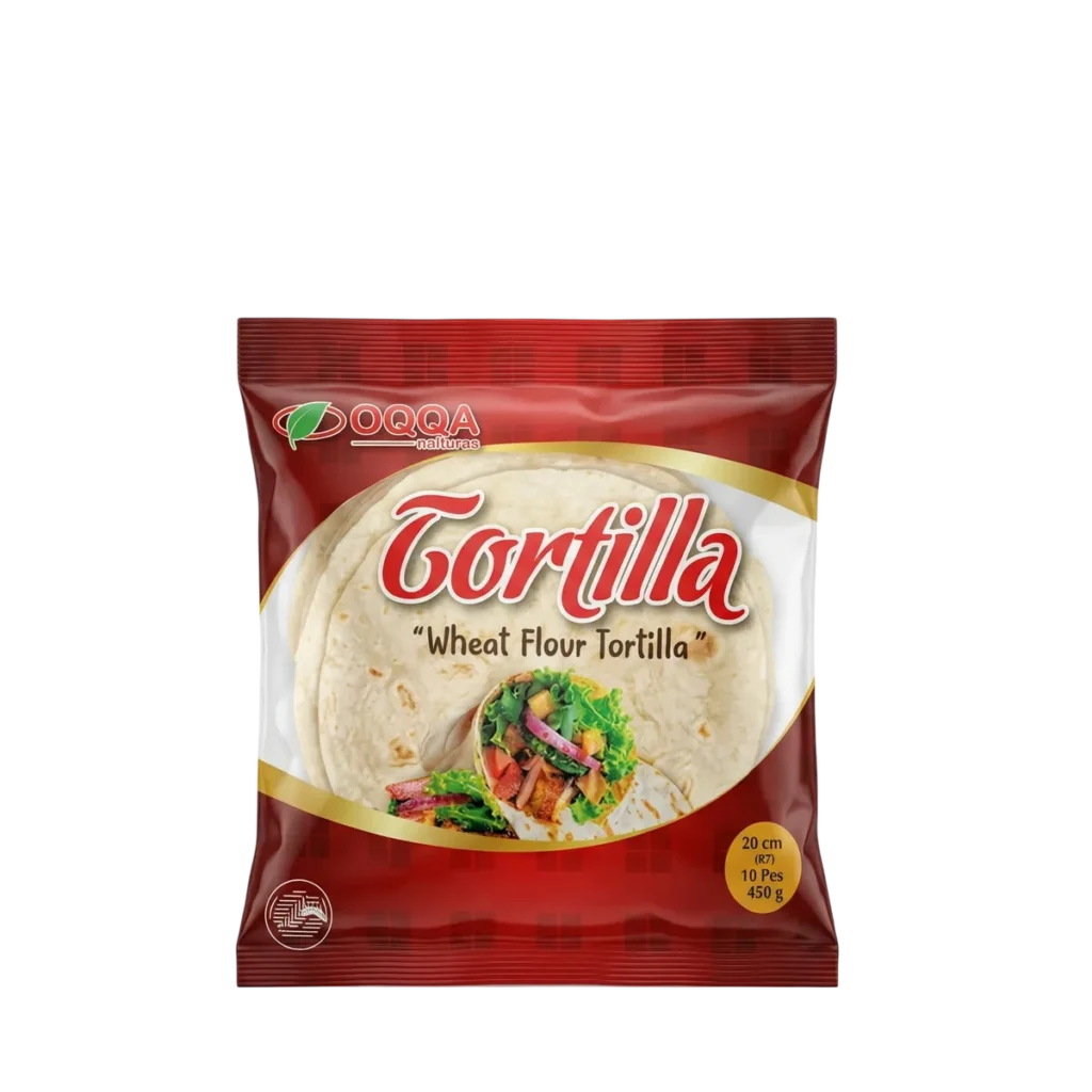 Tortilla 20cm (10 unidades) de Oqqa, 450 g