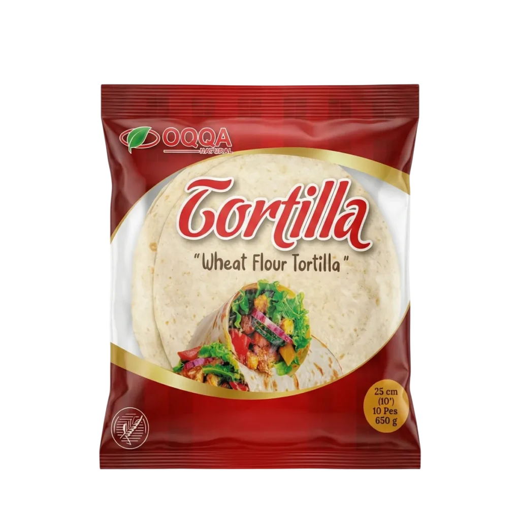Tortilla 25cm (10 unidades) de Oqqa, 650 g