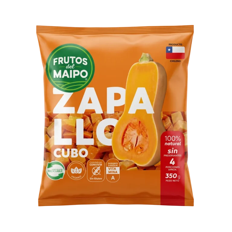 Zapallo en Cubos 1 CM de Frutos del Maipo, 350 g